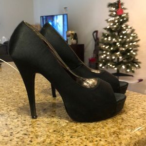 Black high heels